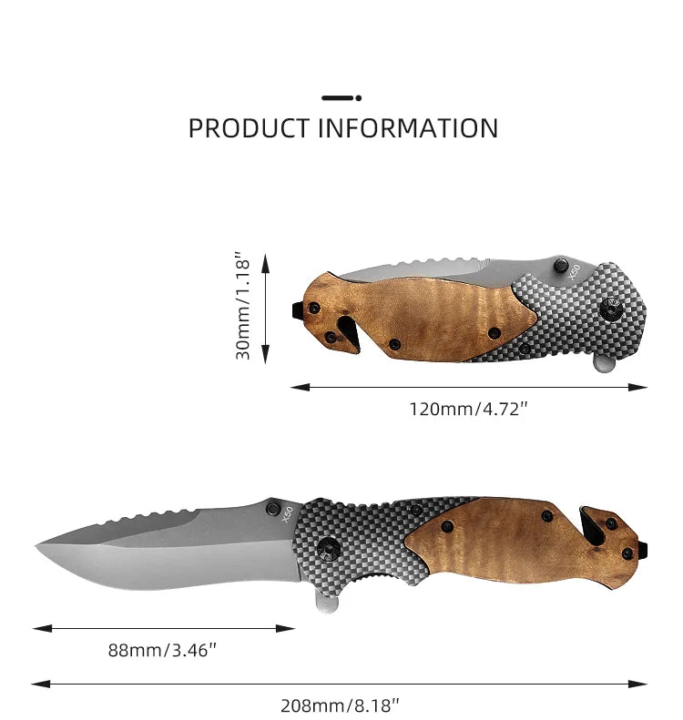 X50 folding pocket knife