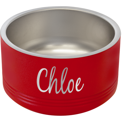 Laser Engraved Pet Bowls