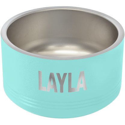 Laser Engraved Pet Bowls
