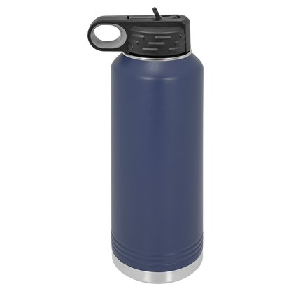 Veteran Wrapped Stainless Steel Laser engraved water bottle.