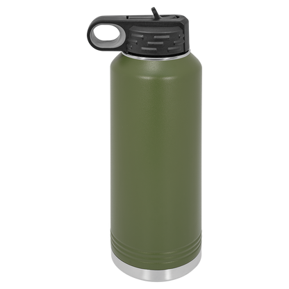 We The People Wrapped Stainless Steel Laser engraved water bottle.