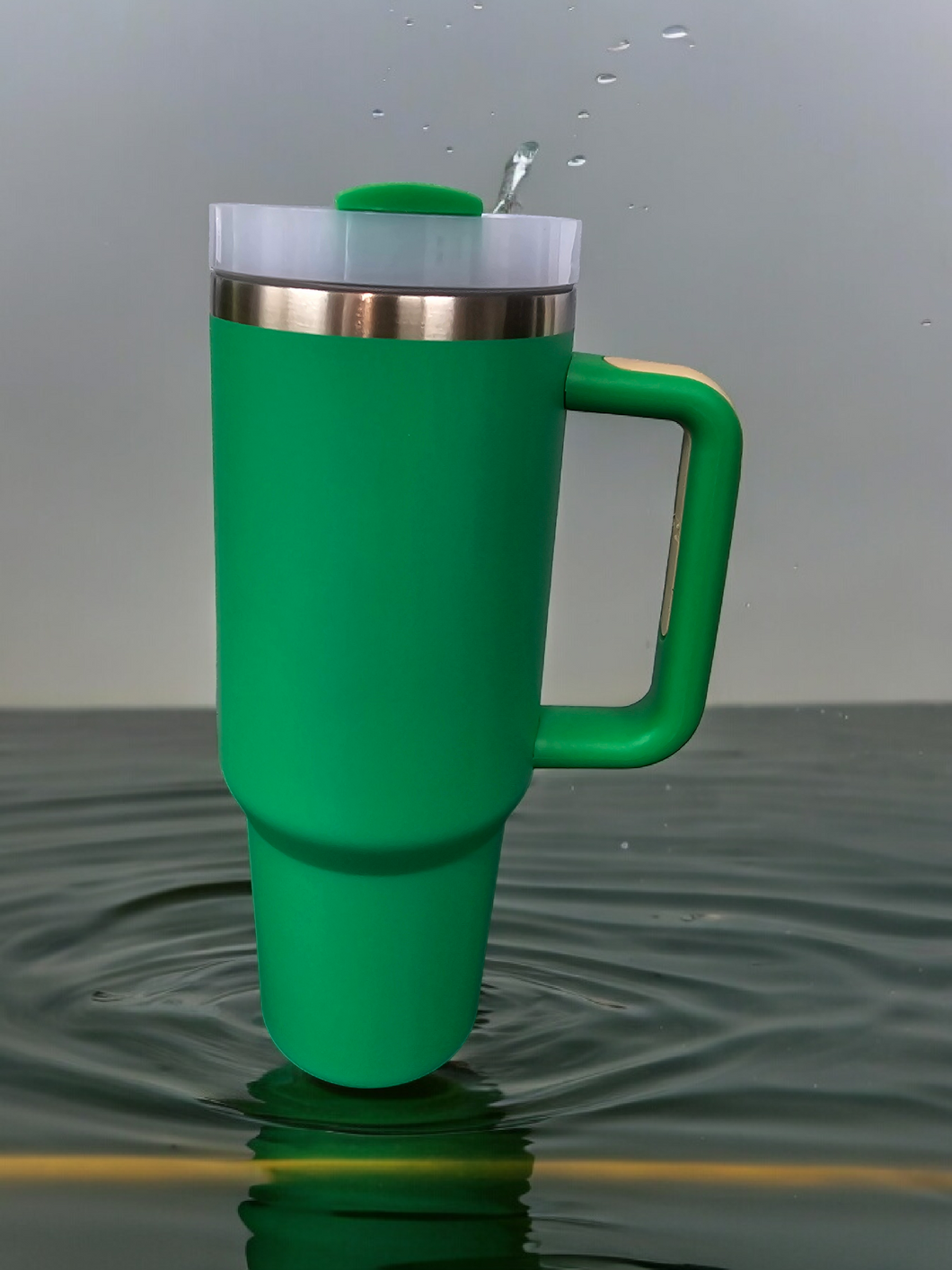 Kelly Green Stainless Steel 40 Ounce Travel Mug