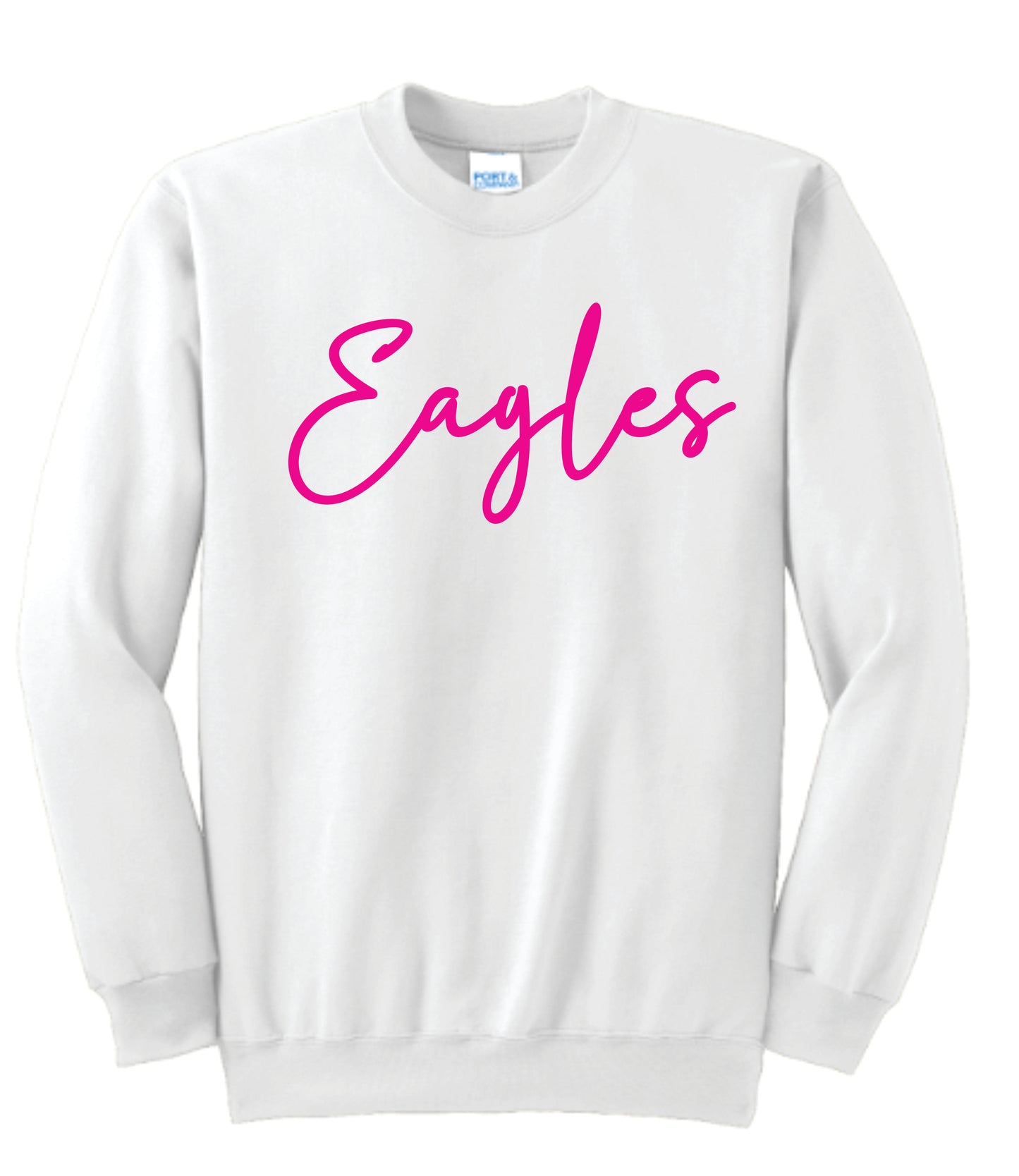 Eagles script crewneck sweatshirt Pink