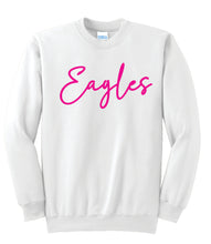 Eagles script crewneck sweatshirt Pink