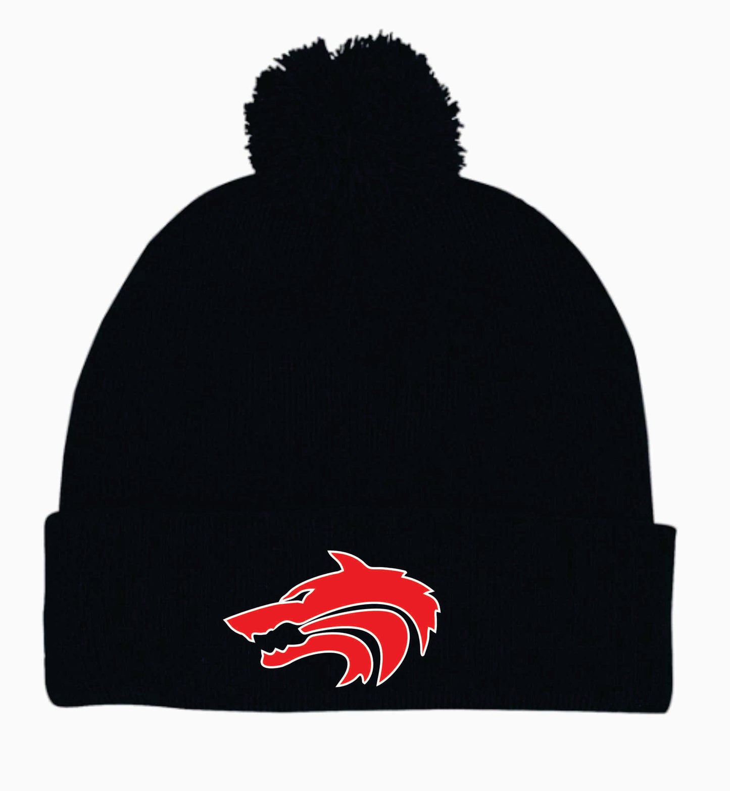 Wolves Mascot POM Beanie