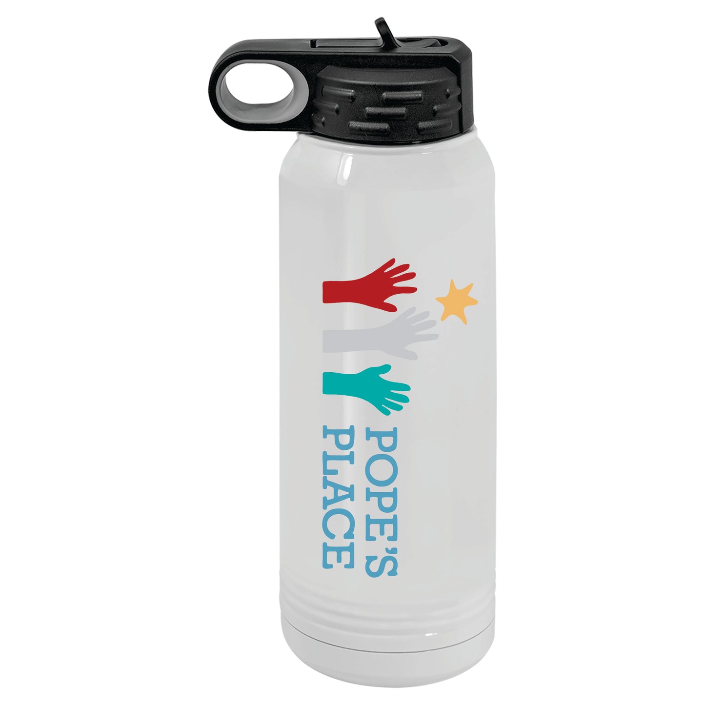 Full Color Water Bottle | Pope's Place