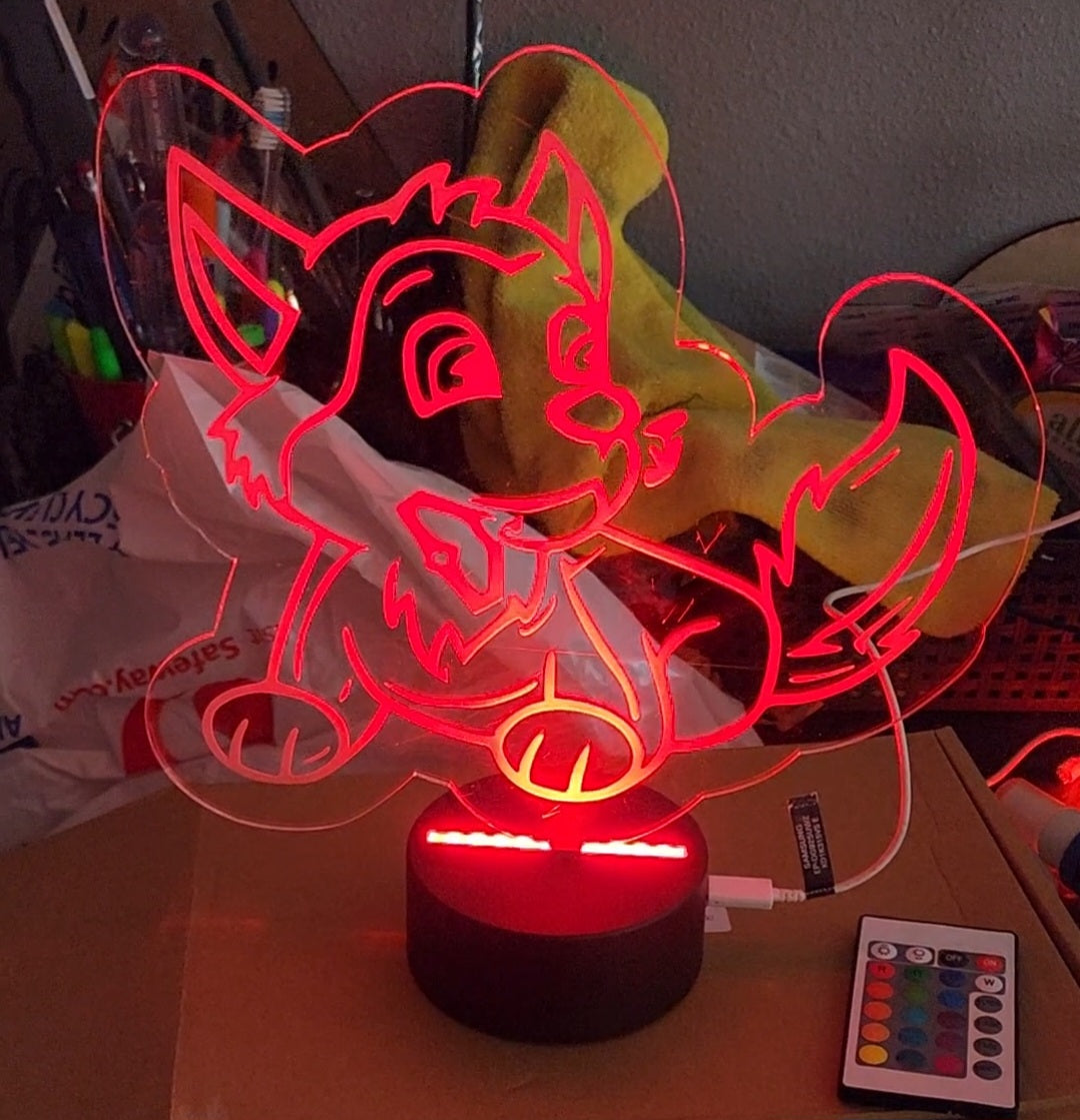 Acrylic Signs with LED Base