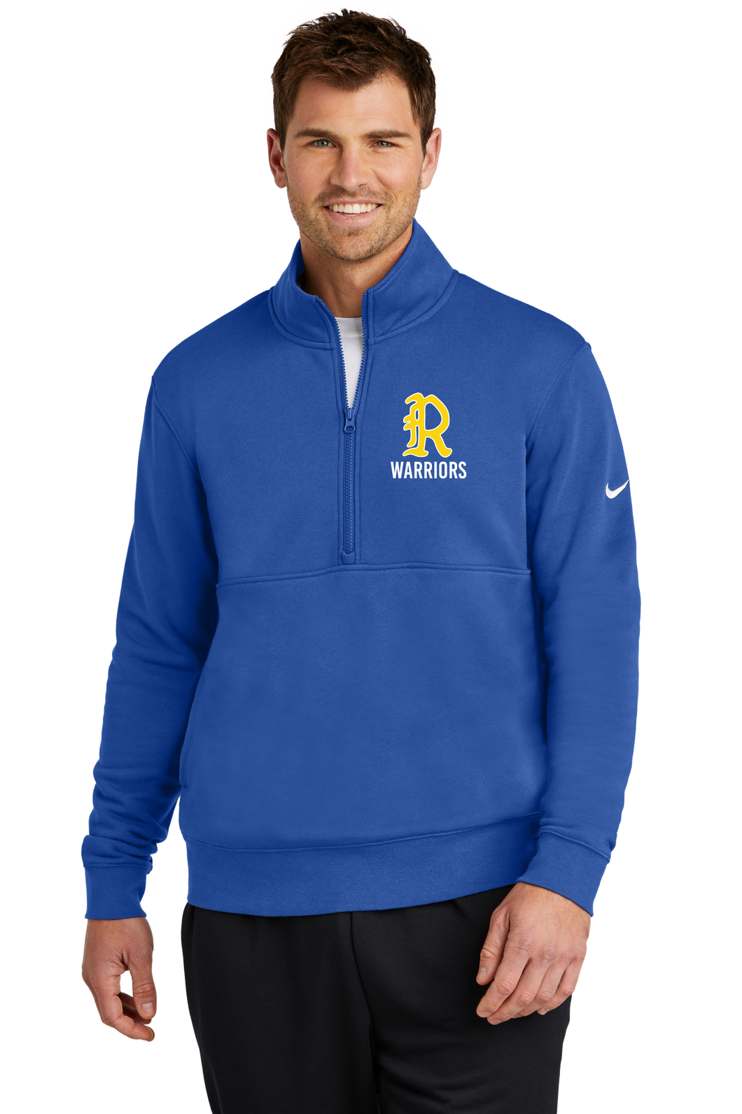 Warrior Nike Club Fleece Sleeve Swoosh 1/2-Zip