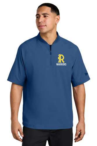 Warriors New Era® Cage Short Sleeve 1/4-Zip Jacket