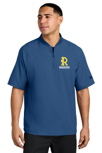 Warriors New Era® Cage Short Sleeve 1/4-Zip Jacket