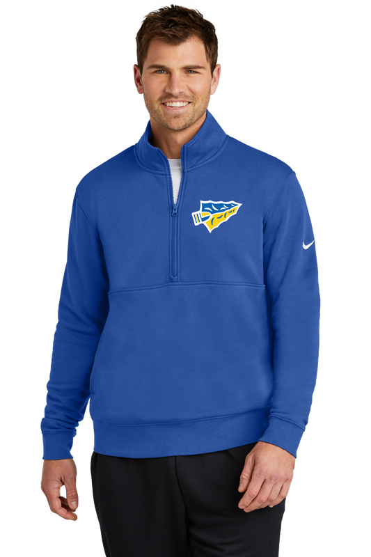 Warrior Spear Nike Club Fleece Sleeve Swoosh 1/2-Zip