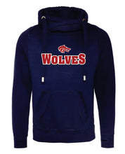 Wolves Cowl Neck Hoodie