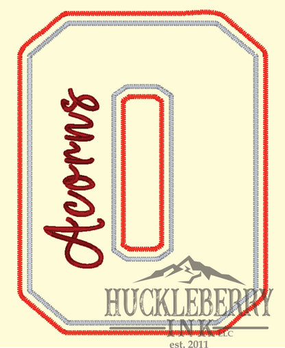 Custom Varsity Letter Embroidered Hoodie or Crewneck