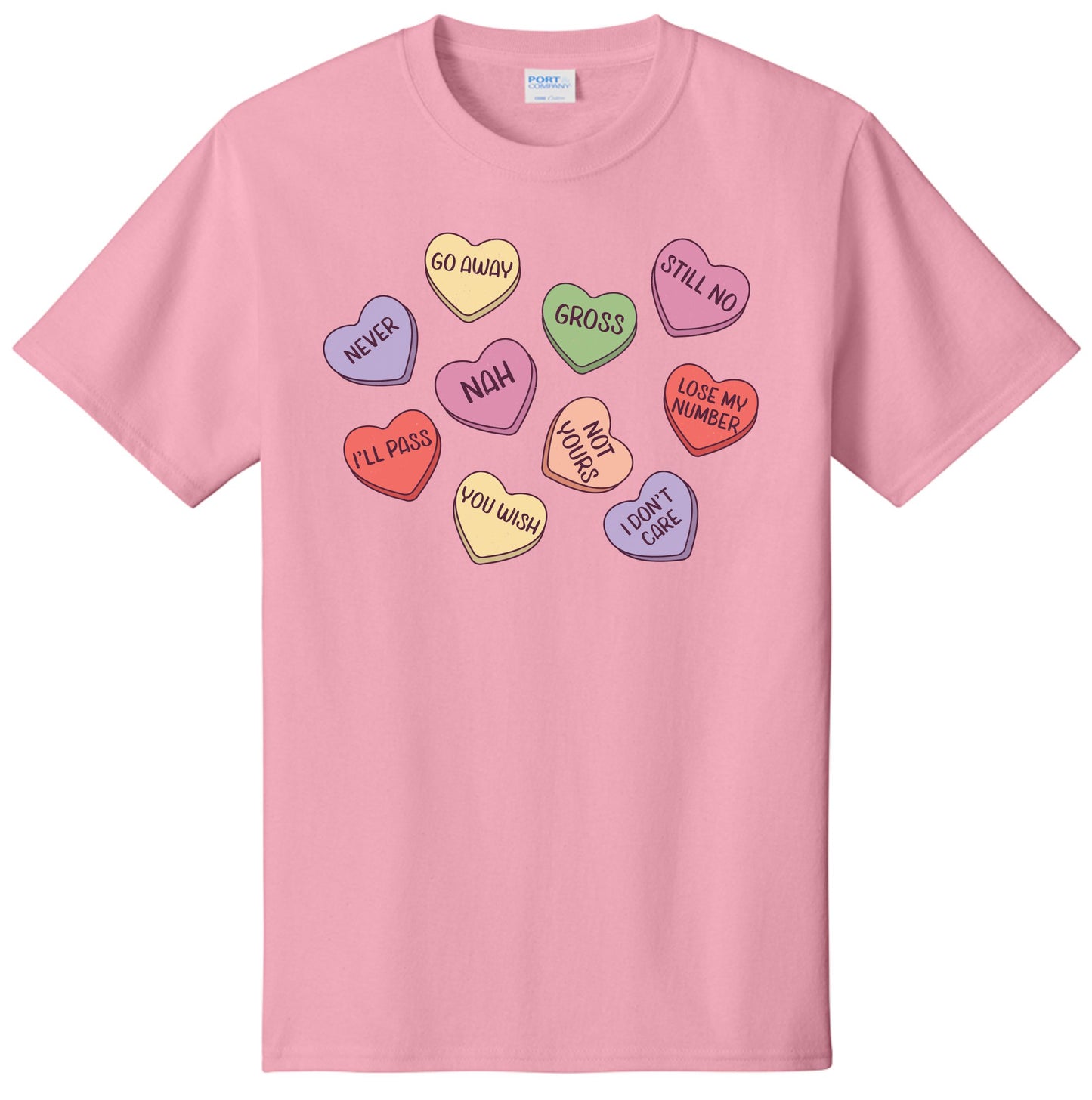 Anti-Valentine Candy Hearts | T-Shirt or Crewneck