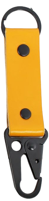 Genuine Leather Carabiner Keychain