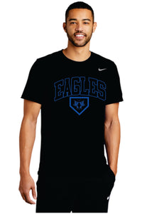 Elma Eagles Baseball Arched Nike Tee