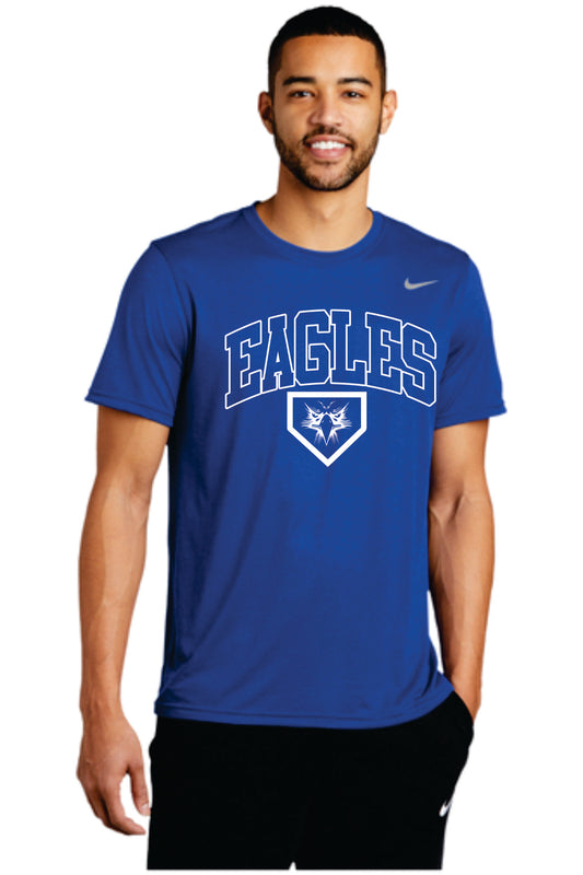Elma Eagles Baseball Arched Nike Tee