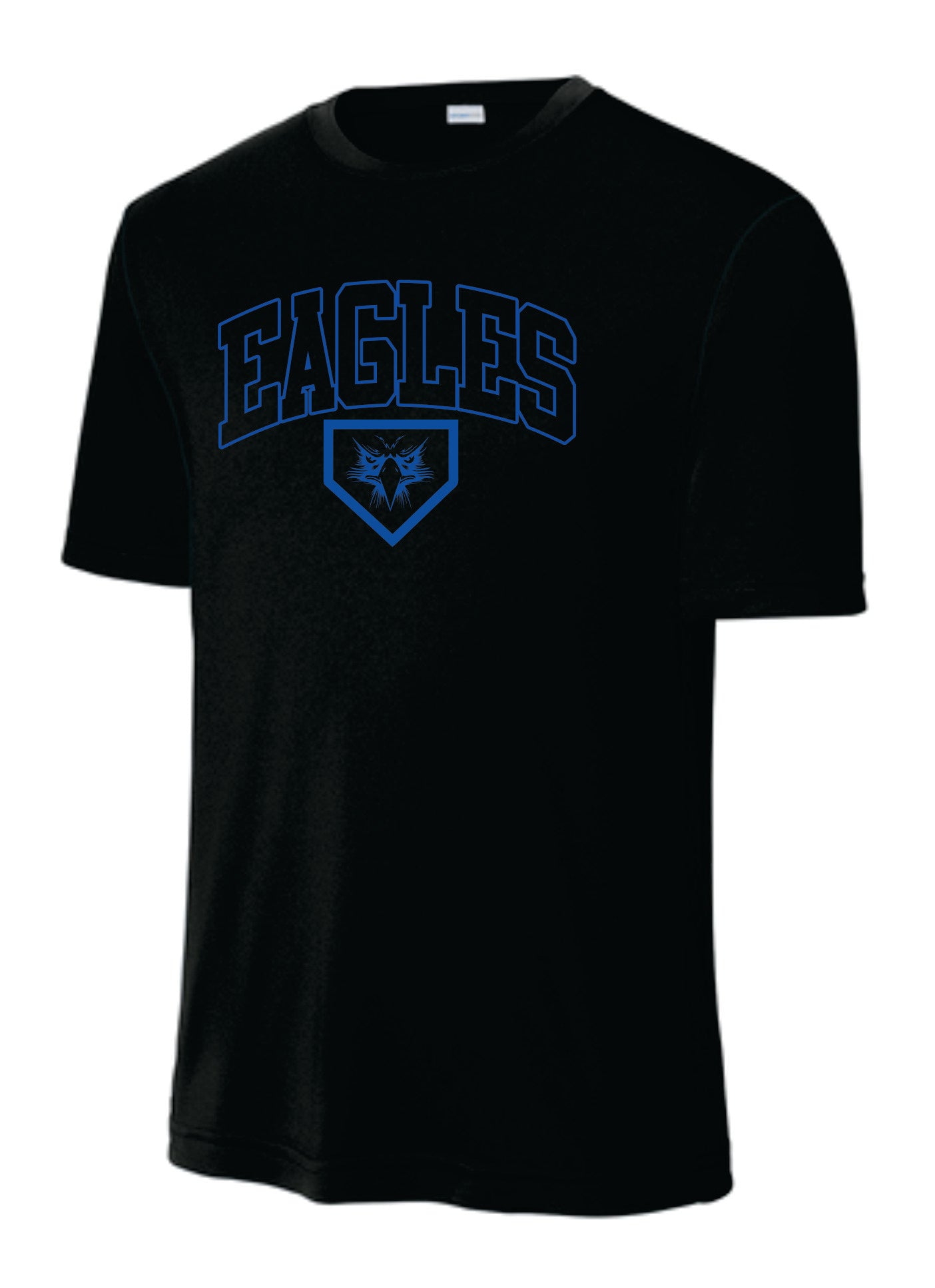 Elma Eagles Baseball Arched Drifit Tee