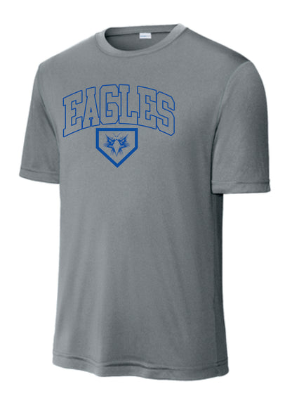 Elma Eagles Baseball Arched Drifit Tee