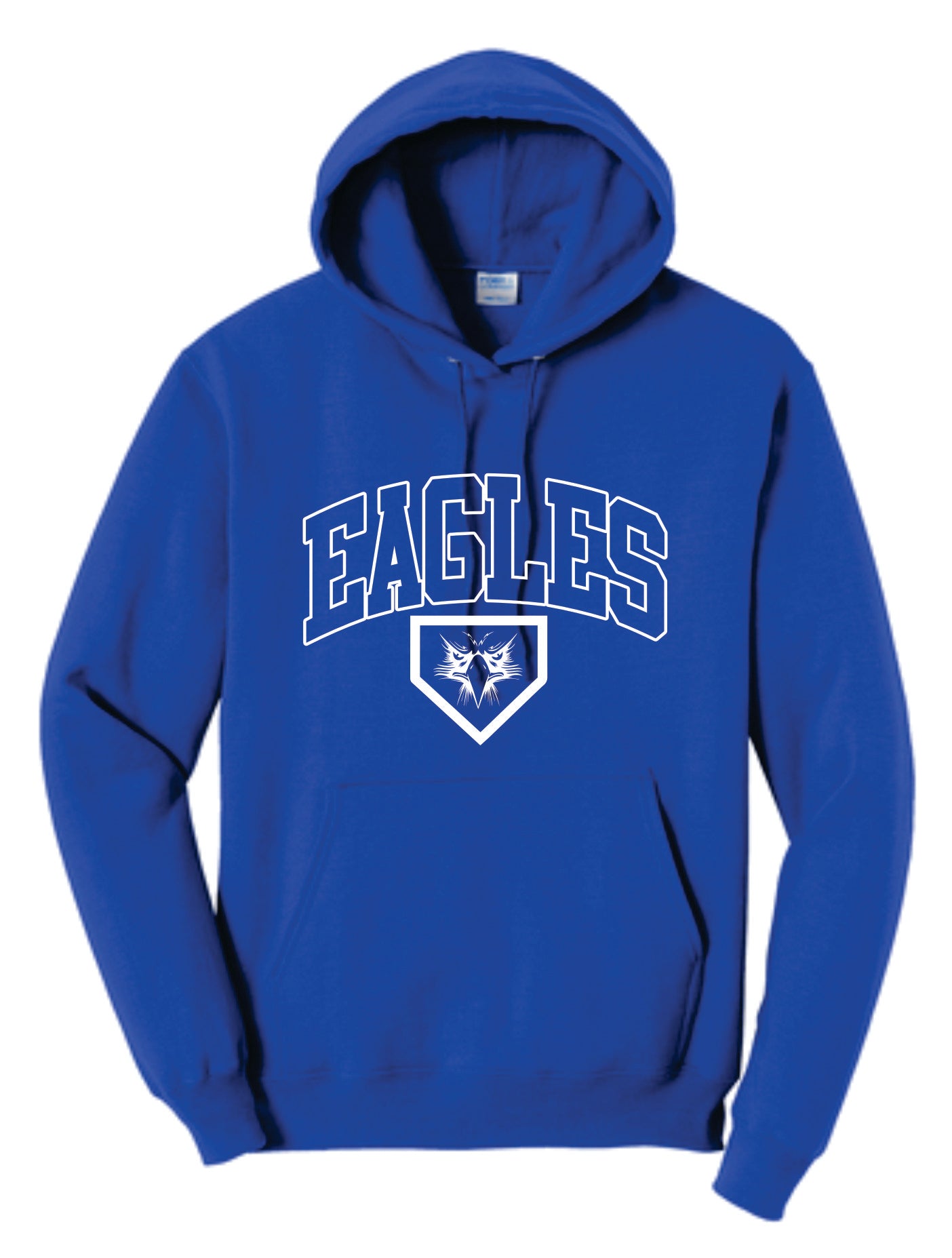 Elma Eagles Baseball Arched Hoodie