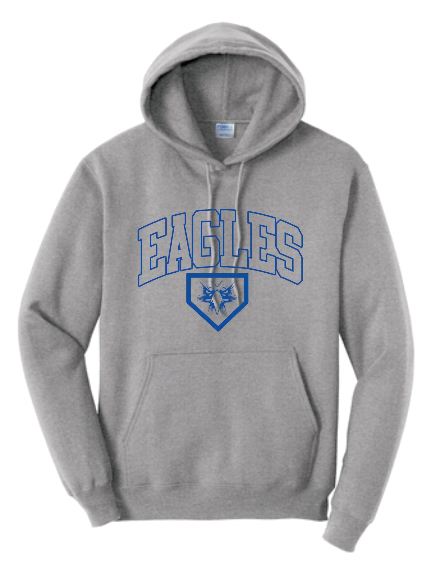 Elma Eagles Baseball Arched Hoodie