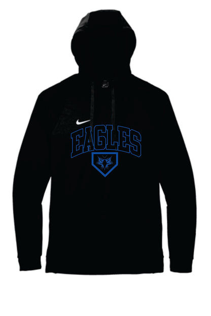 Elma Eagles Baseball Nike Arched Hoodie