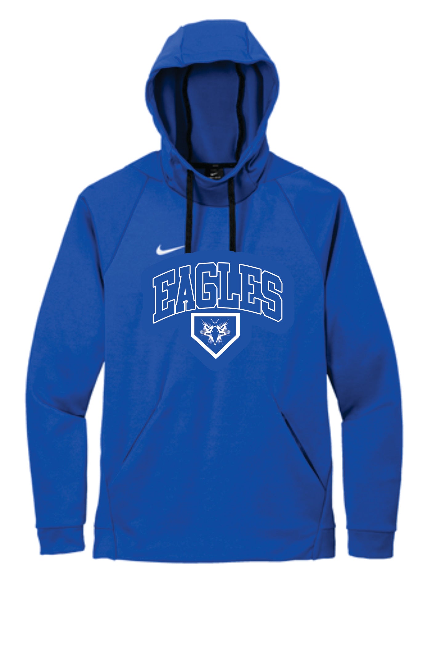 Elma Eagles Baseball Nike Arched Hoodie