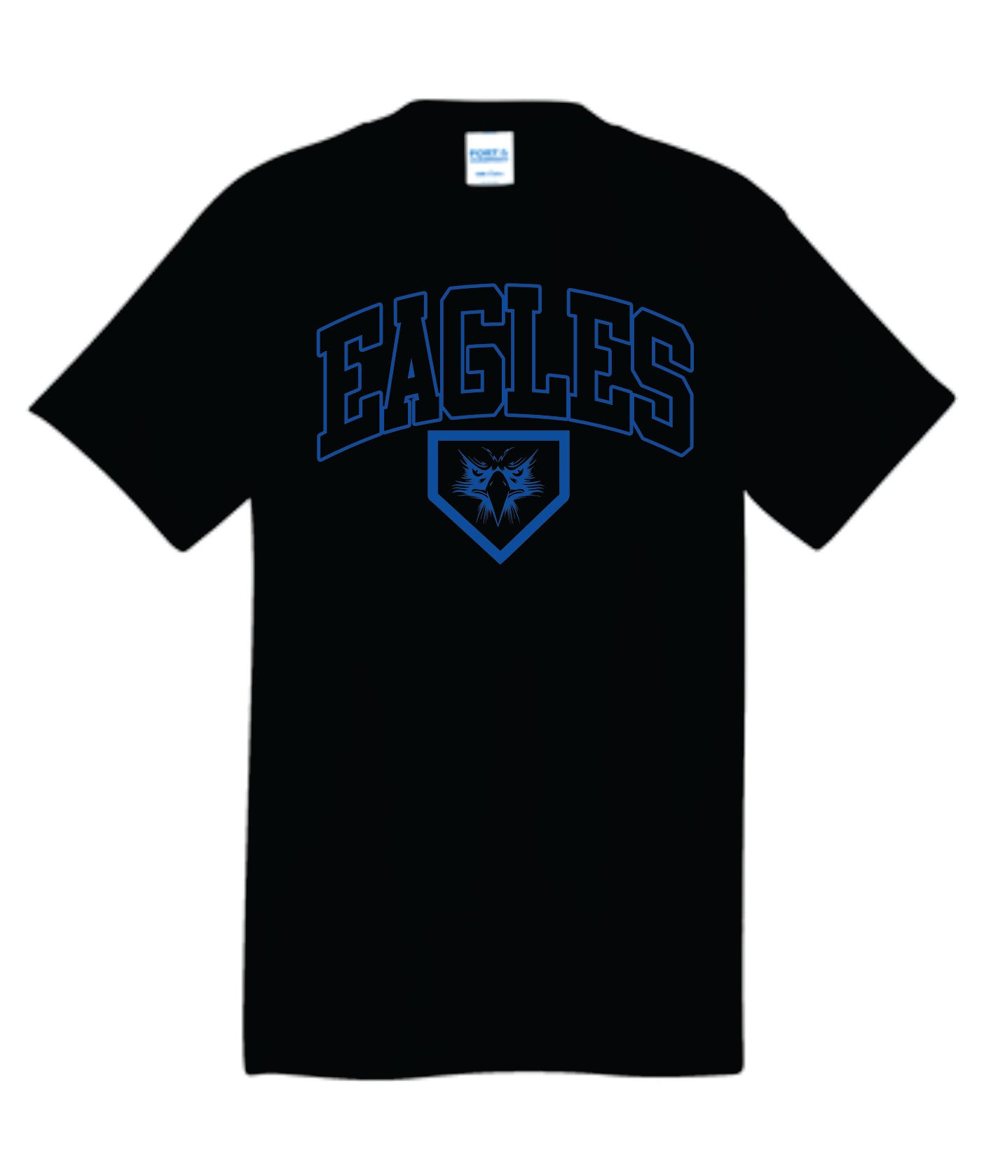 Elma Eagles Baseball Arched Tee