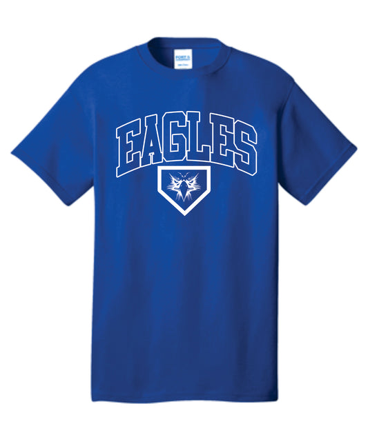 Elma Eagles Baseball Arched Tee