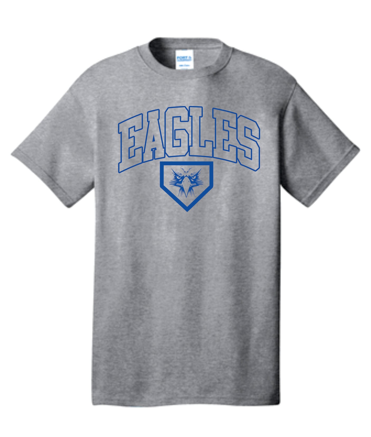Elma Eagles Baseball Arched Tee
