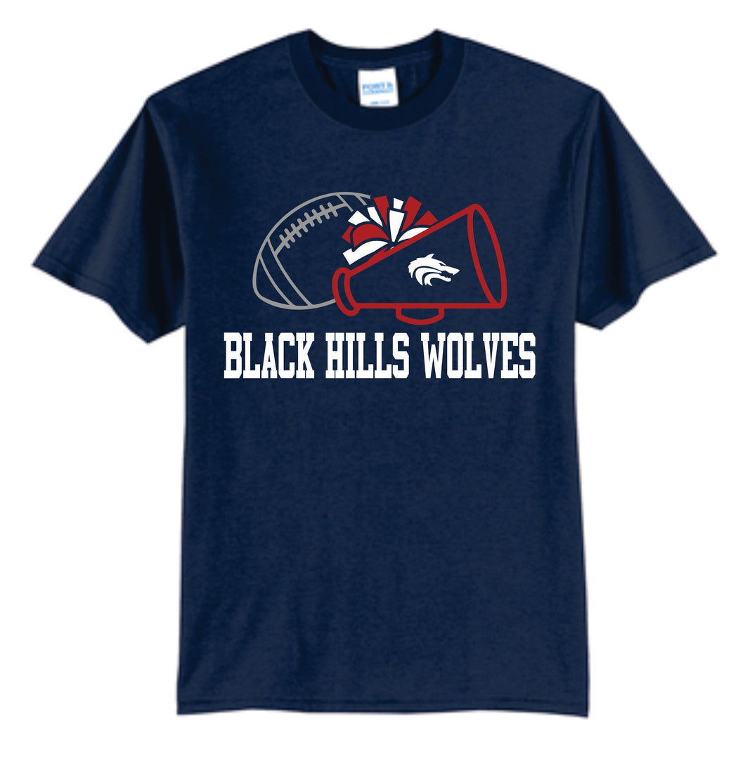 Wolves Football+Cheer Tee