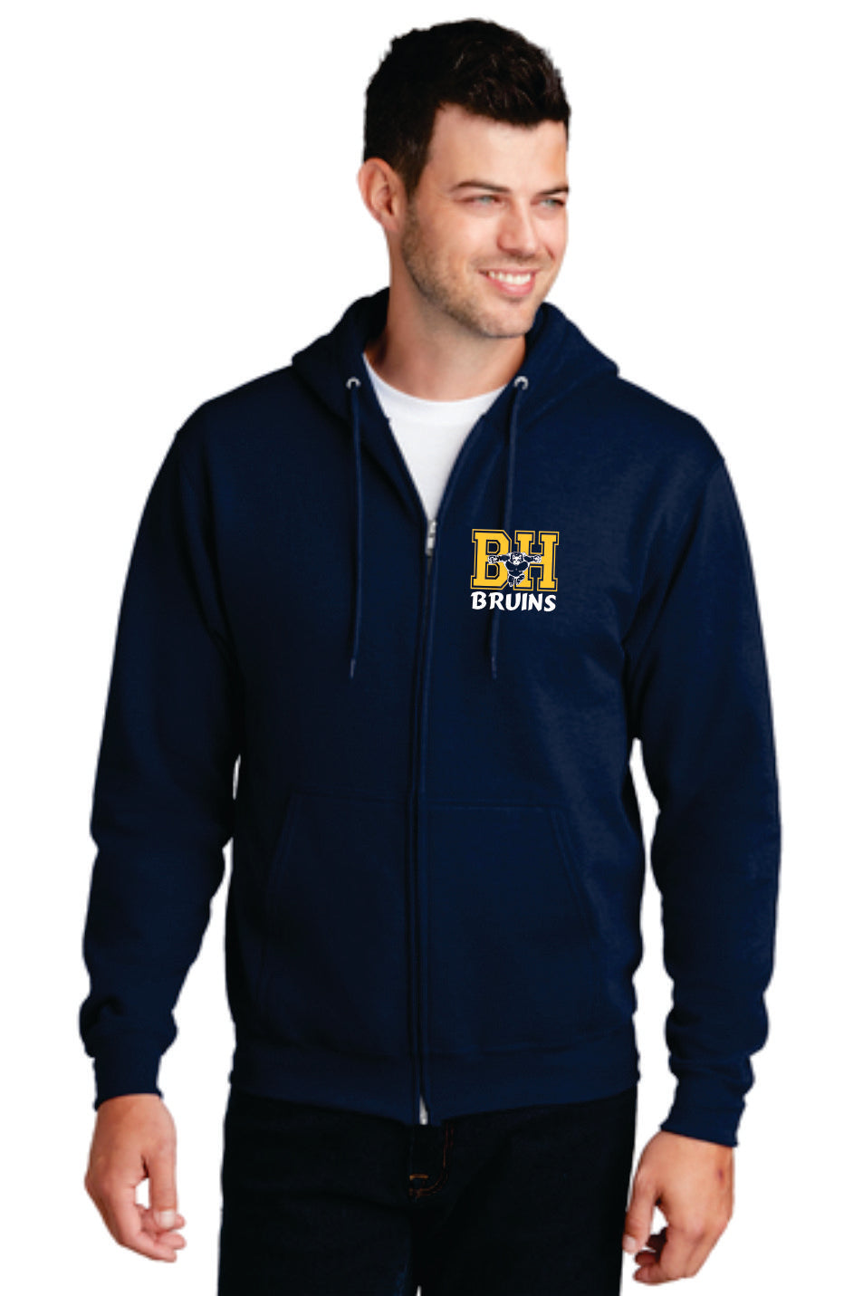 BH Bruins Zip Up