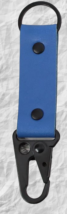 Genuine Leather Carabiner Keychain