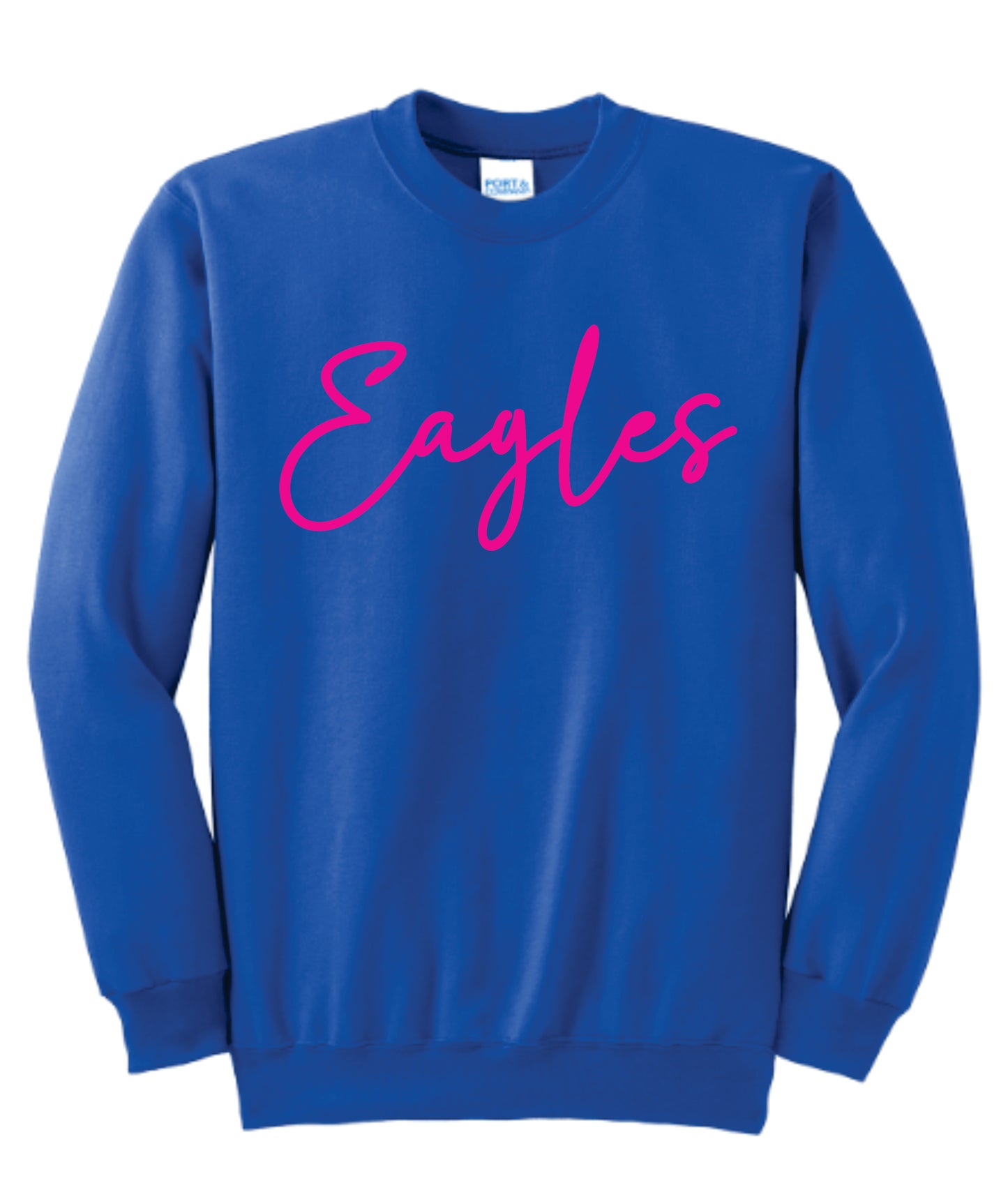 Eagles script crewneck sweatshirt Pink