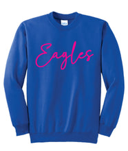 Eagles script crewneck sweatshirt Pink