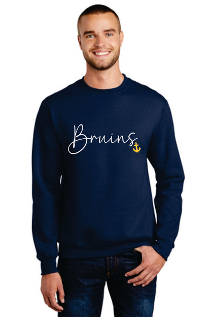 Bruins Cursive Crewneck