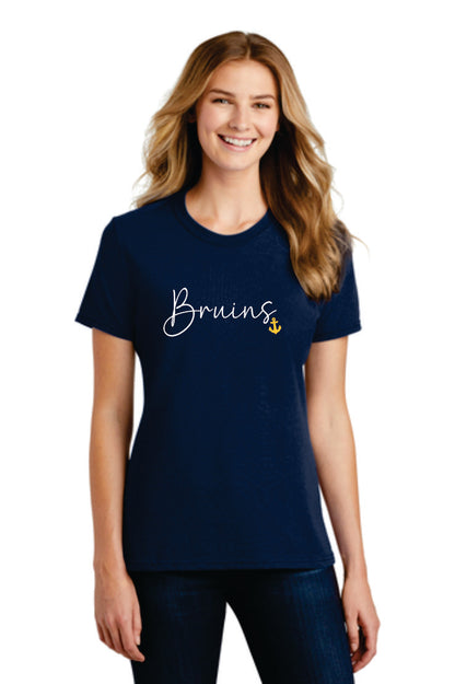 Bruins Cursive  Tee