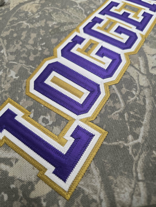 Deadwood Camo Hoodie with your favorite Team