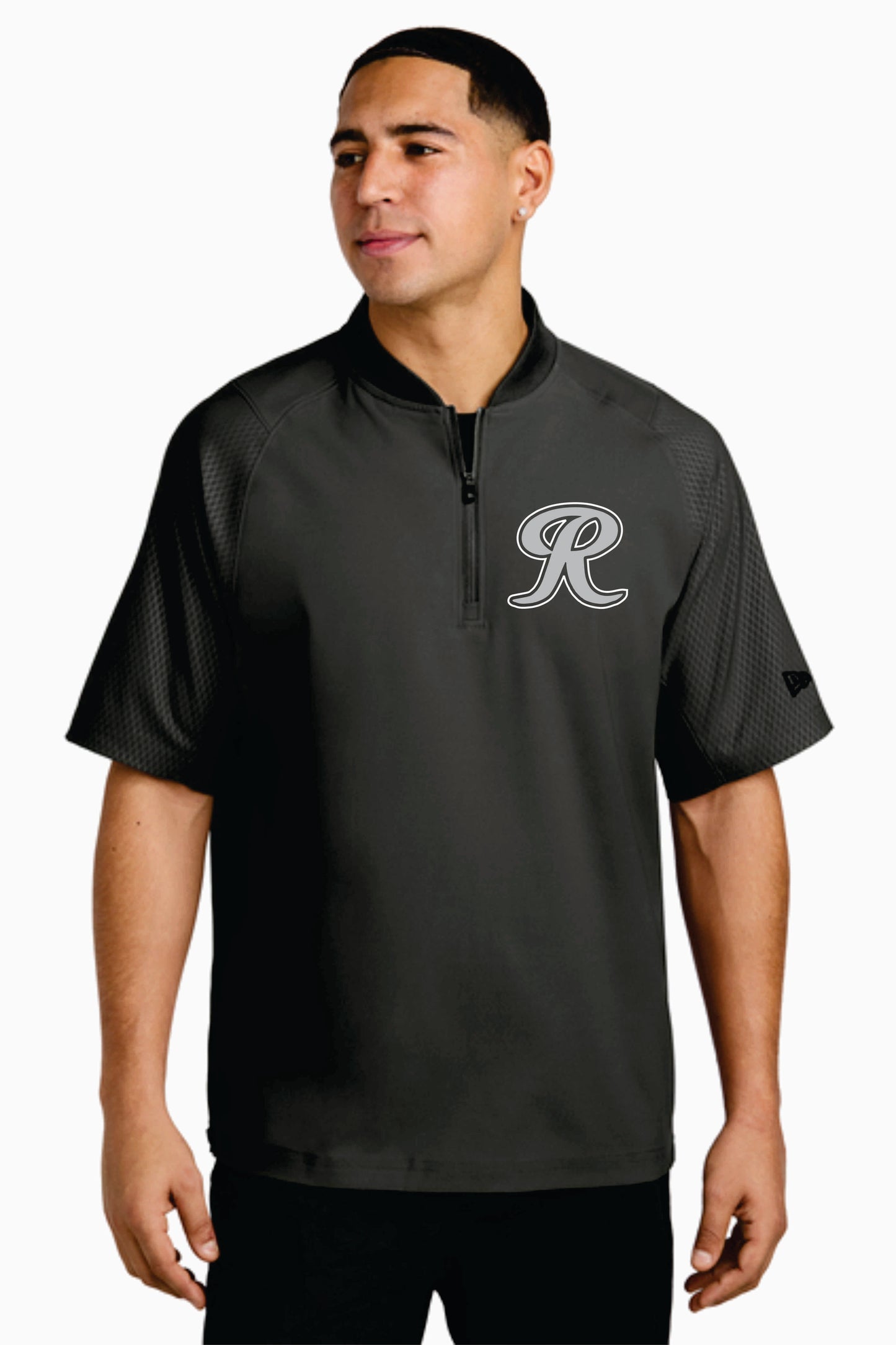 Renegades Baseball Embroidered New Era Short Sleeve Cage Jacket