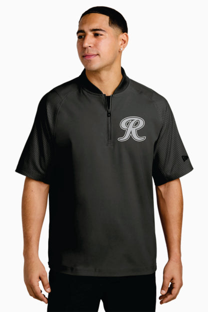 Renegades Baseball Embroidered New Era Short Sleeve Cage Jacket