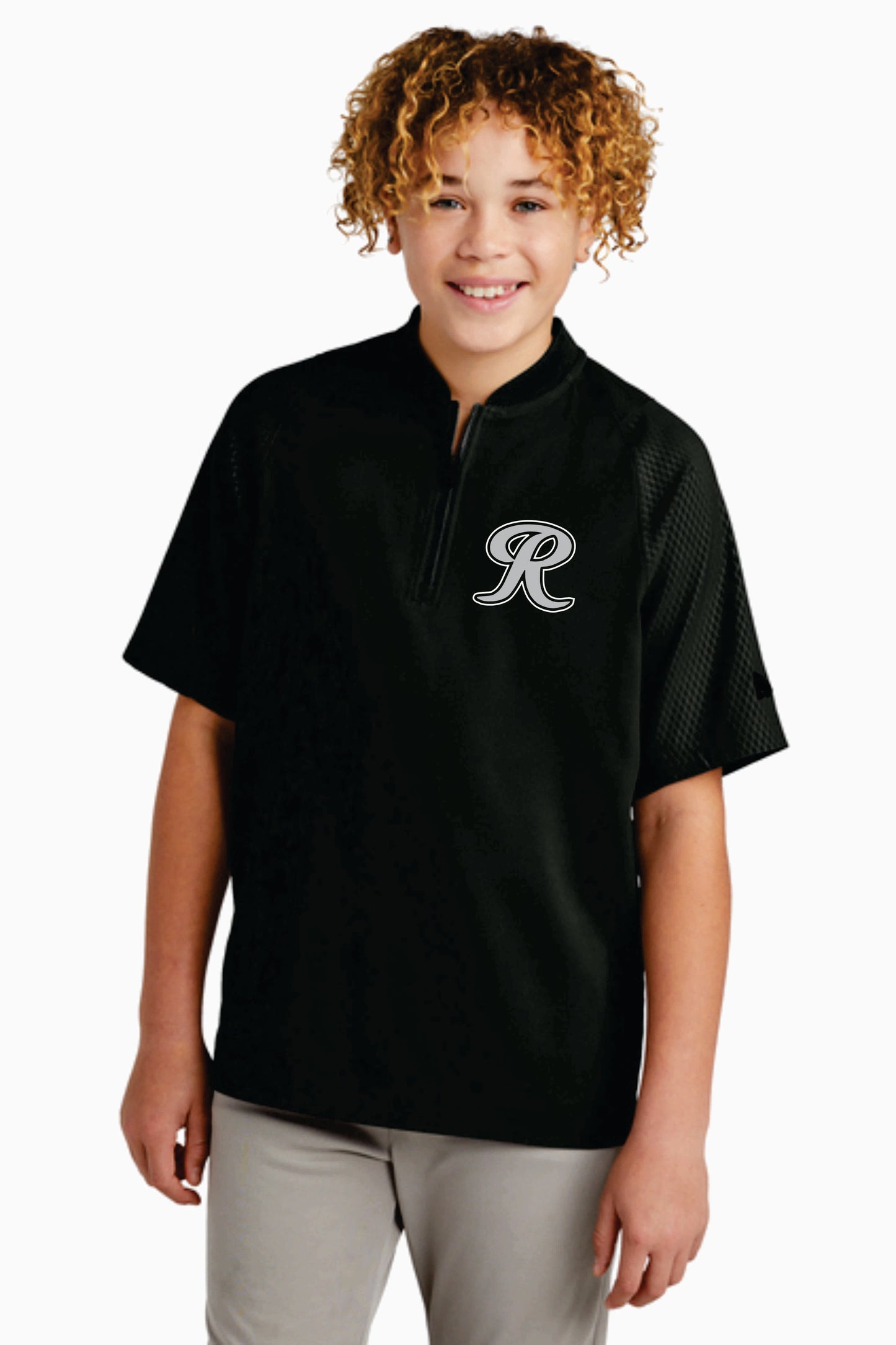 Renegades Baseball Embroidered New Era Short Sleeve Cage Jacket