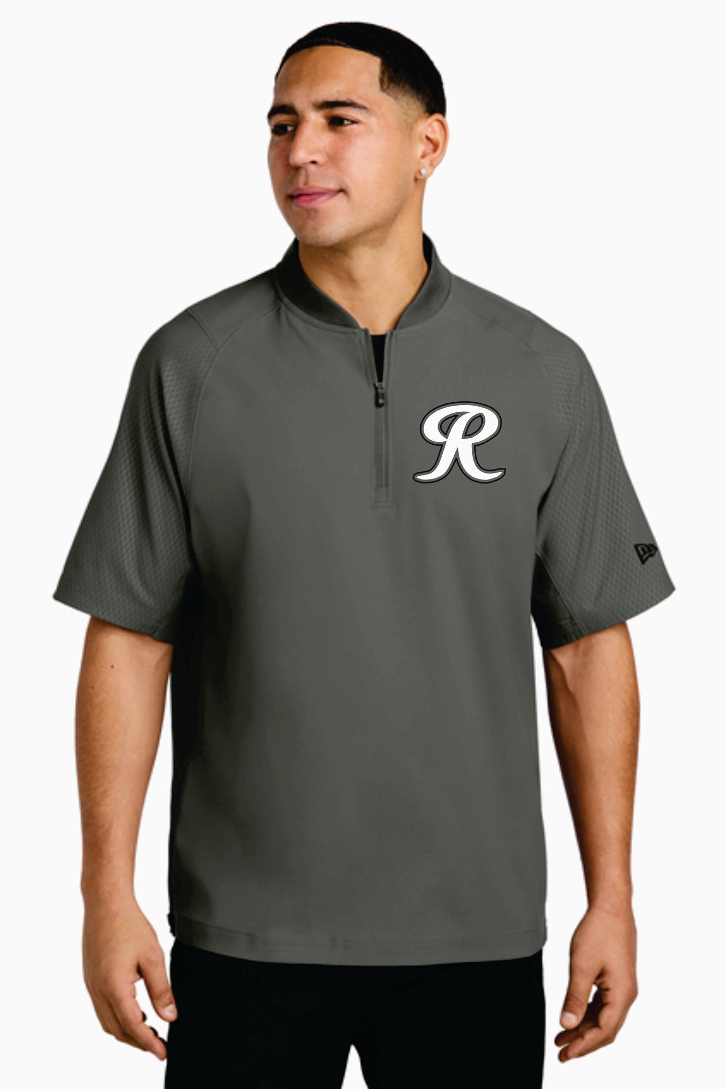 Renegades Baseball Embroidered New Era Short Sleeve Cage Jacket