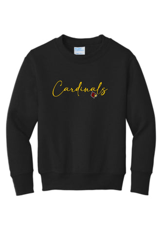 Winlock Cardinals Cursive Crewneck Sweatshirt