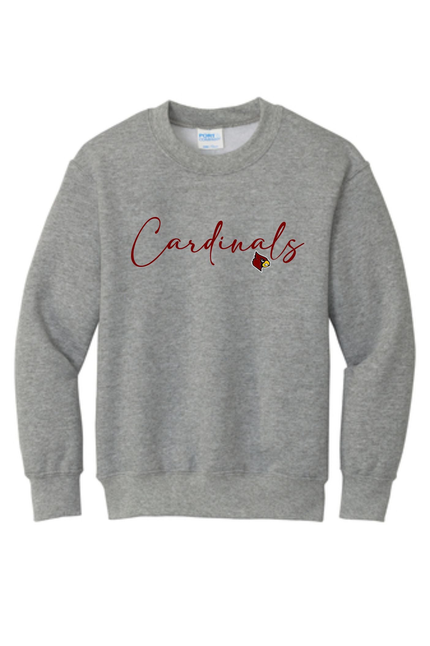 Winlock Cardinals Cursive Crewneck Sweatshirt