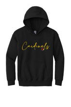 Winlock Cardinals Cursive Hoodie