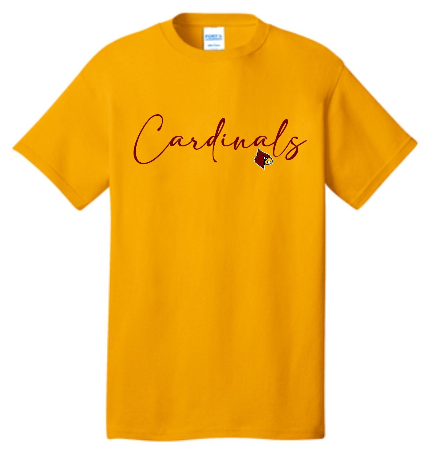 Winlock Cardinals Cursive Tee