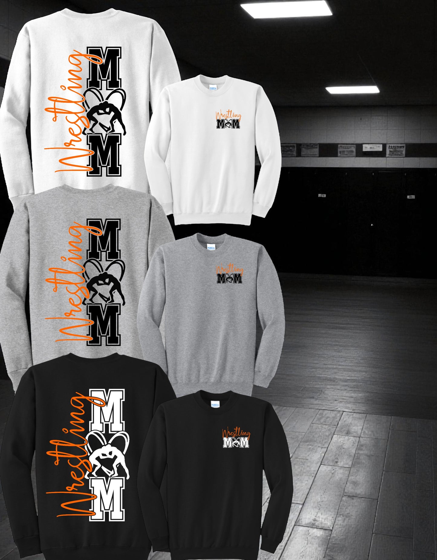 Wrestling MOM Crewneck sweatshirt