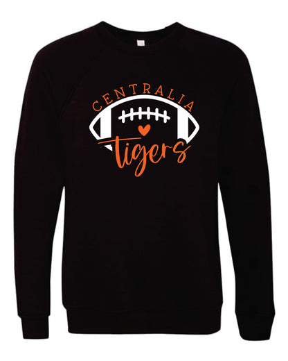 Centralia Tigers Football Bella+Canvas Crewneck