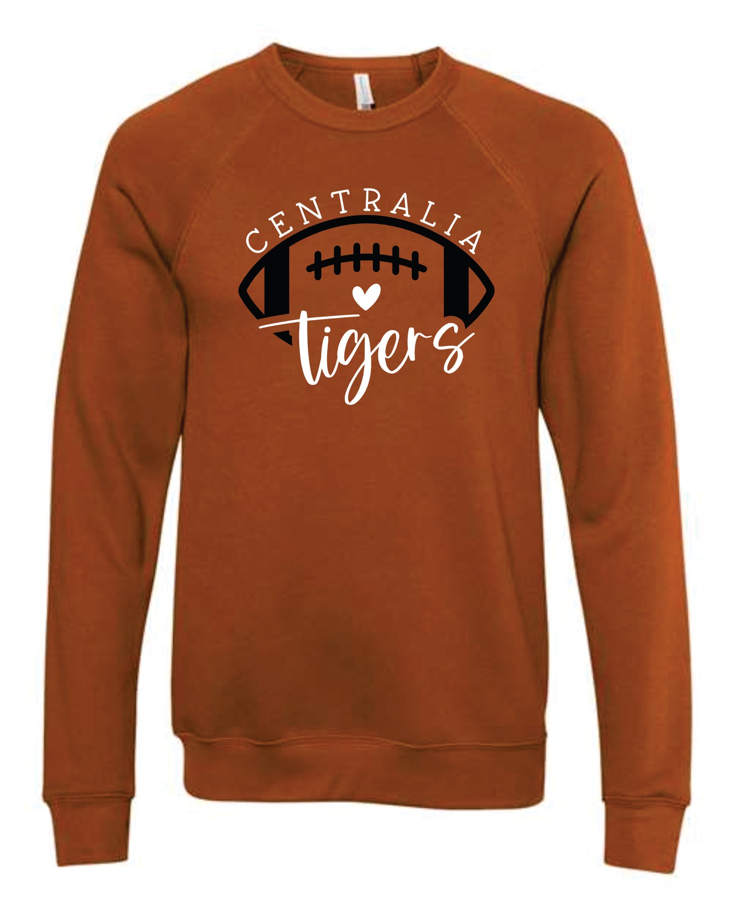 Centralia Tigers Football Bella+Canvas Crewneck