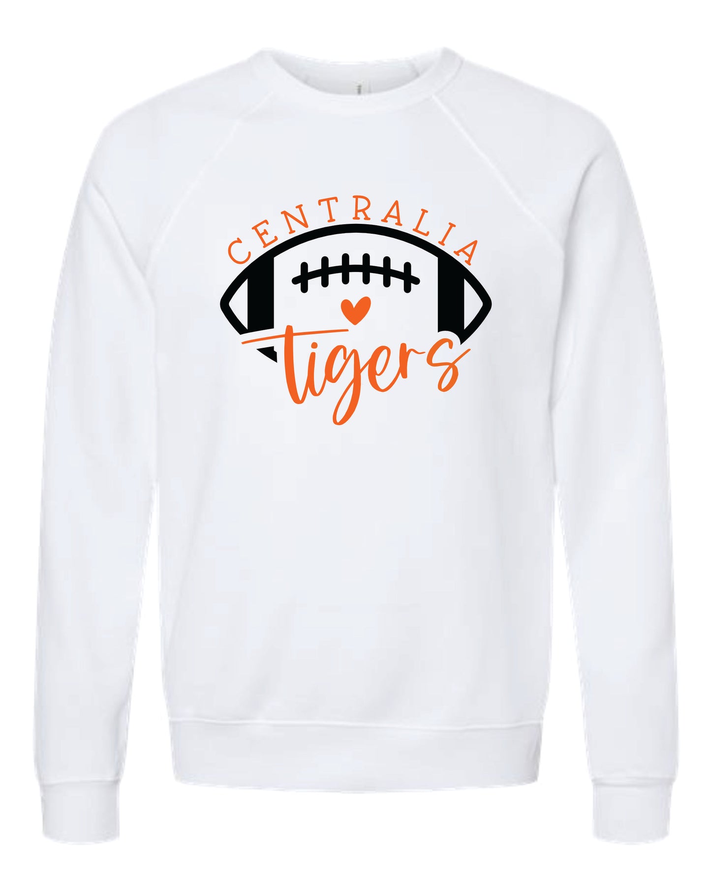 Centralia Tigers Football Bella+Canvas Crewneck
